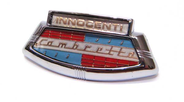 Lambretta Horn casting badge, shield type, Series 1
